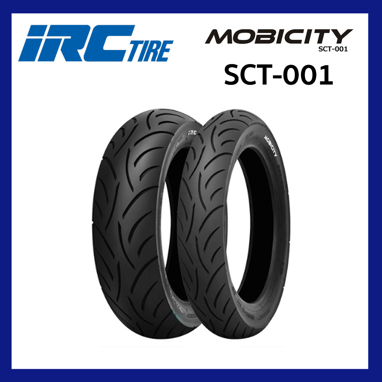 iRC バイク タイヤ SCT-001 80 90-14 40P TL フロント 129879
